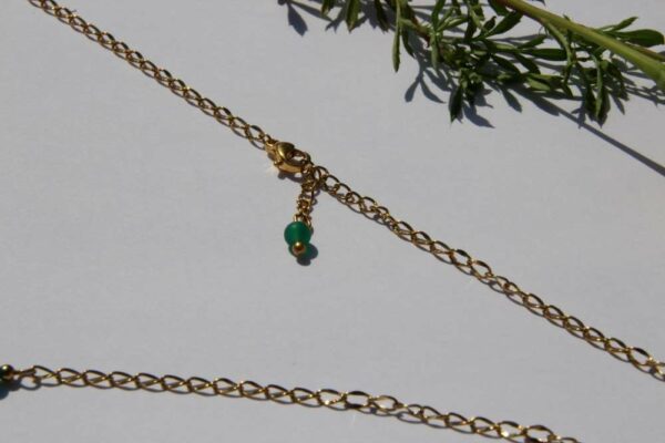 ATTACHE AGATE VERTE