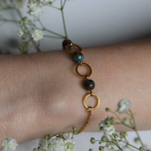 bracelet cercle et perle