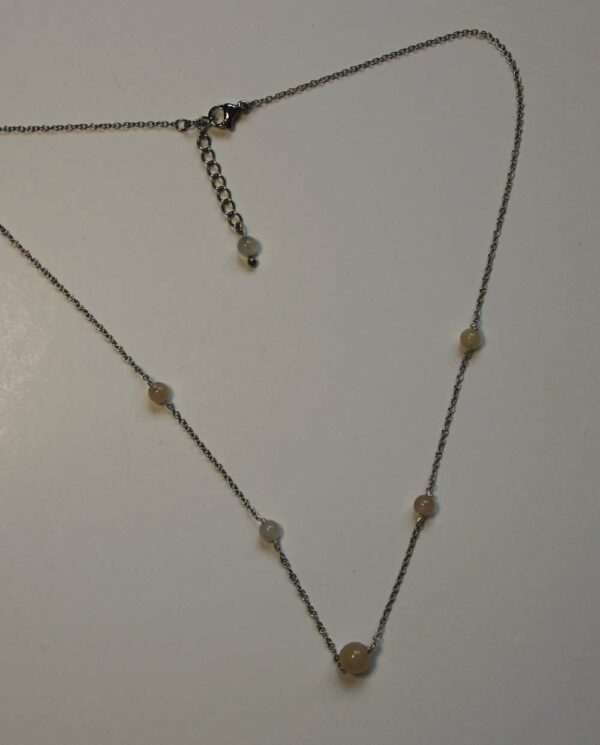 collier en entier avec perle de calcite