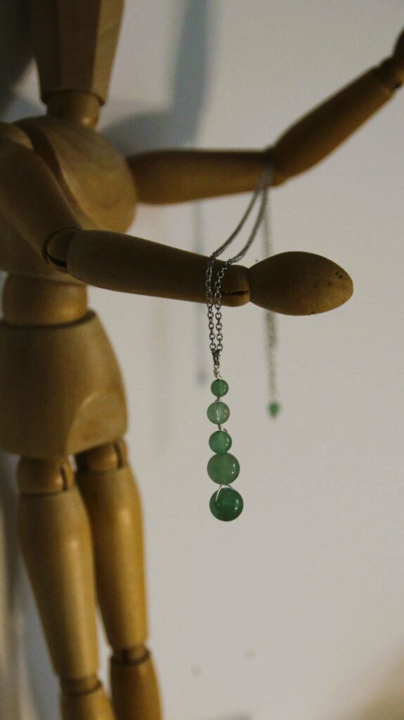 collier pendentif aventurine