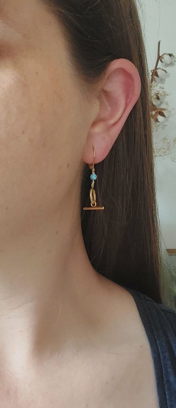 boucles d'oreilles sous le signe de la balance