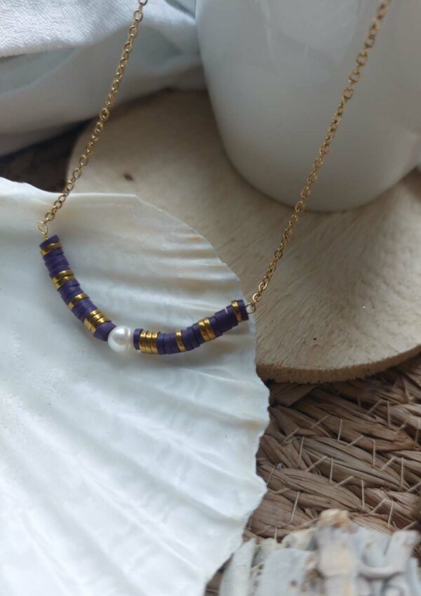 collier moderne avec perle de culture
