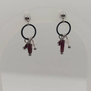 Boucles d'oreilles avec penpille