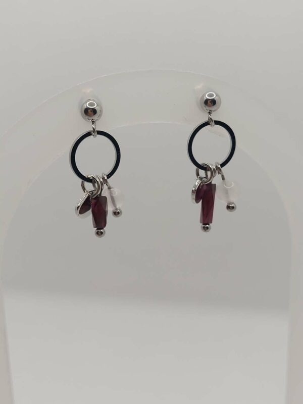 Boucles d'oreilles avec penpille