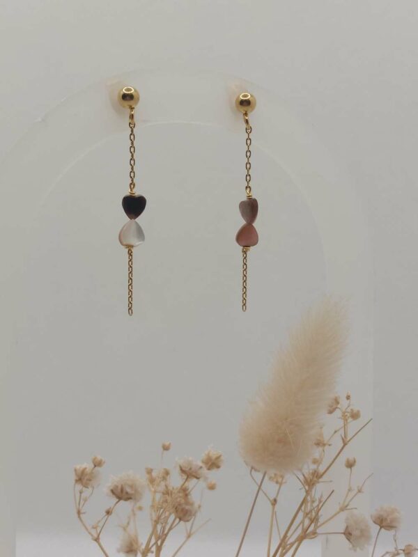 boucles d'oreilles sur clou d'oreilles