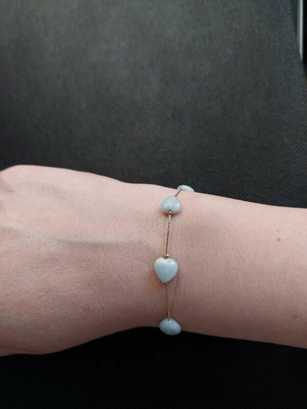 bracelet avec aigue marine