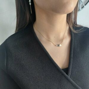 collier des 3 petits cœurs en ras de cou