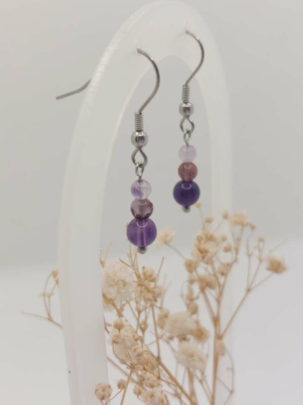 les boucles d'oreilles ont un crochets d'oreilles