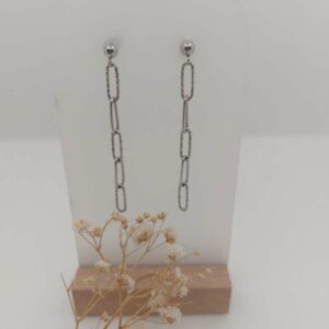 boucles d'oreilles trombones