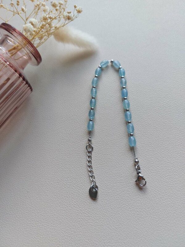 bracelet l'amoureuse en bleu ciel