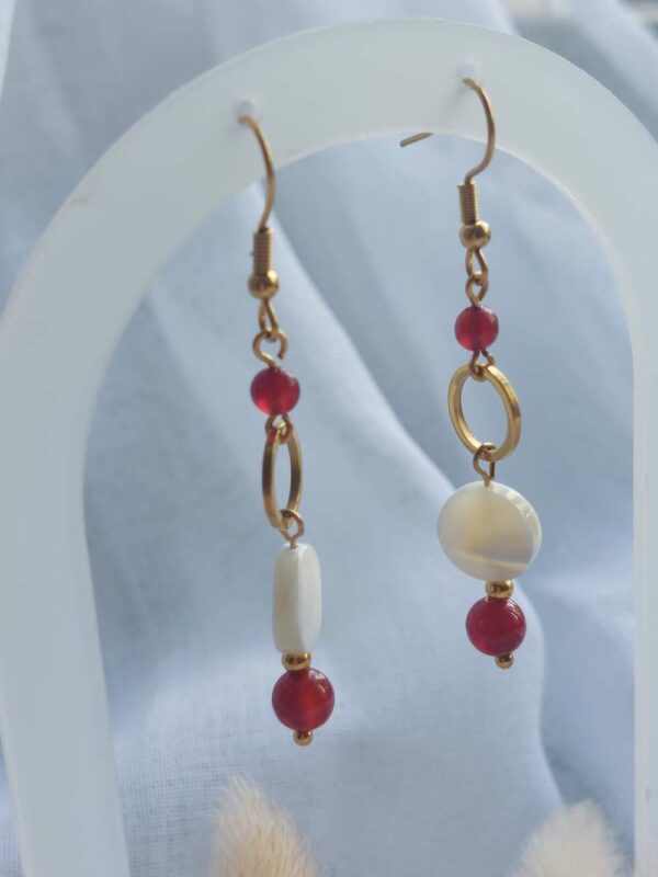 boucles d'oreilles linéaire