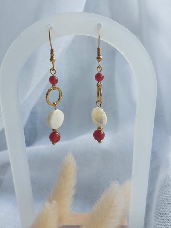 boucles d'oreilles avec crochet d'oreilles