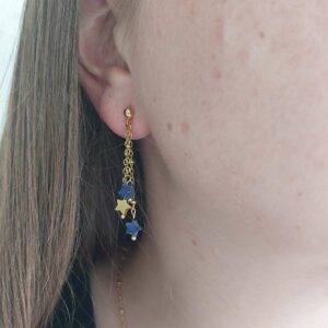 boucles d'oreilles avec étoile