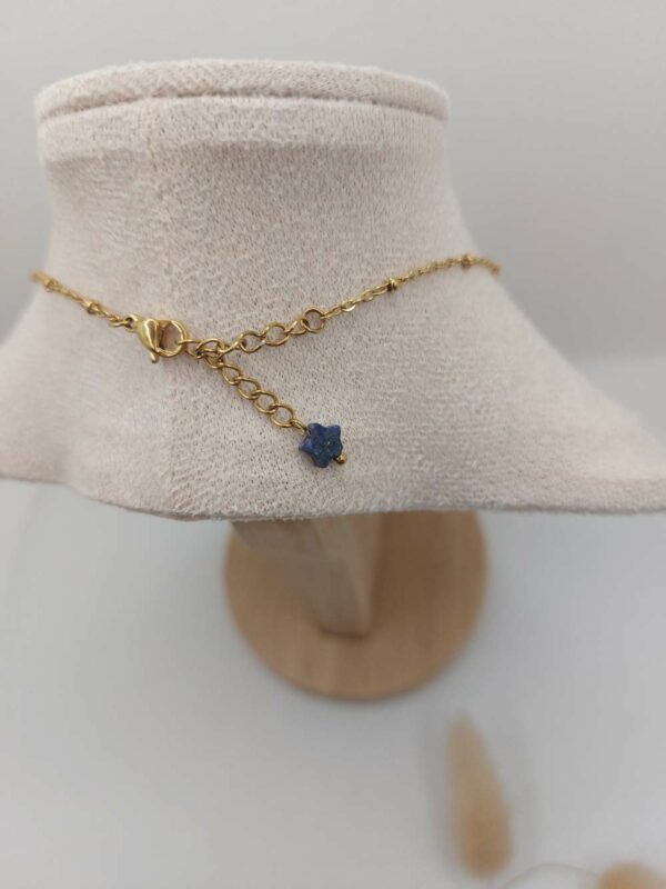chaine de rallonge avec lapis lazuli