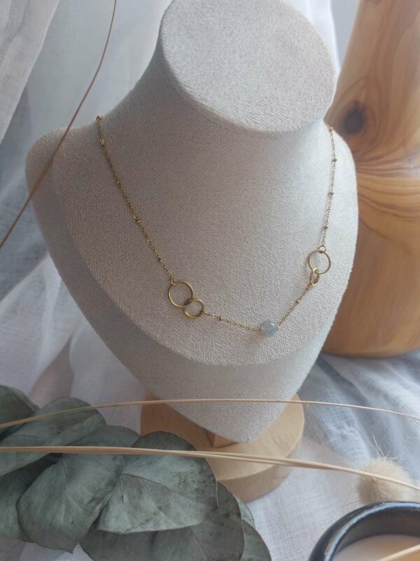 collier ras de cou en acier inxydable