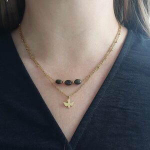 collier porté