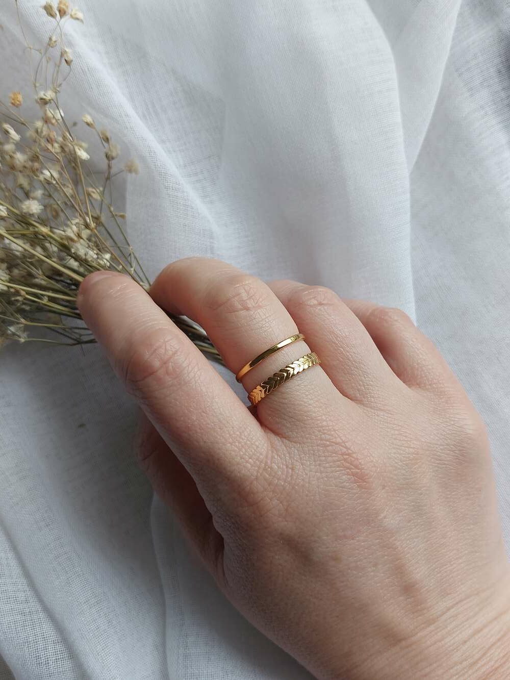 bague pour majeur ou index