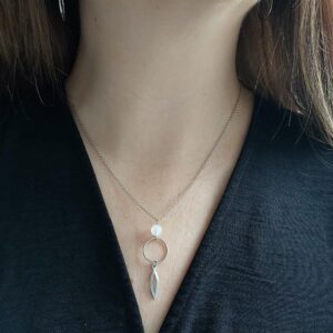 collier en pierre de lune naturelle