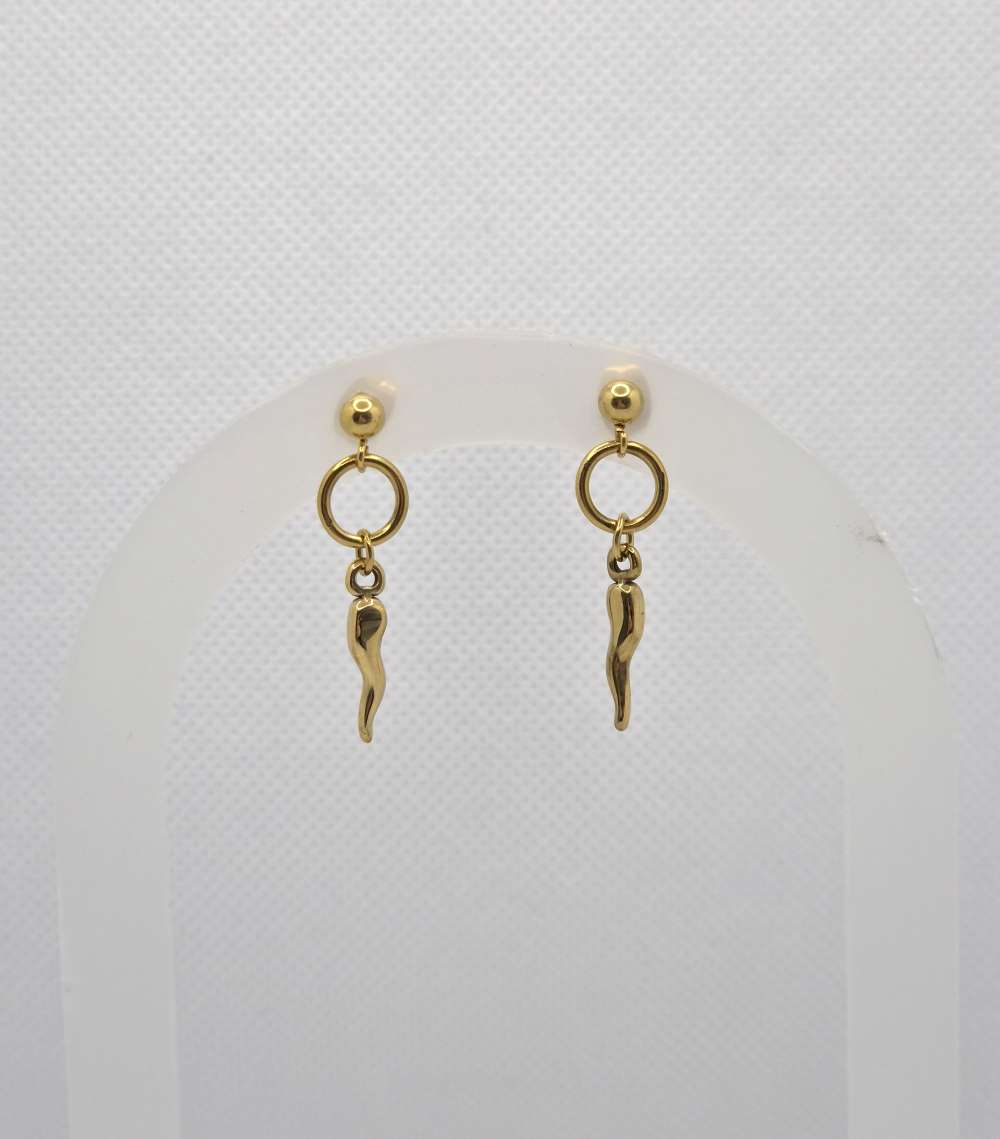 boucles d'oreilles piment