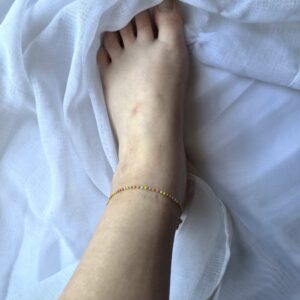 bracelet de cheville femme fin