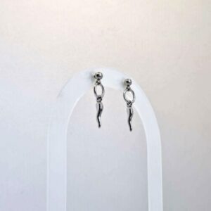 Petite boucles d'oreilles avec piment