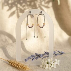 Boucles d'oreilles en pierre naturelles