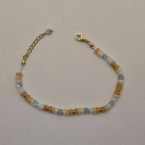 bracelet avec des perles d'aventurine